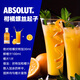 野格（JAGERMEISTER）小瓶洋酒 六大基酒  威士忌 白兰地 伏特加 朗姆酒 龙舌兰 金酒 jue对柑橘味伏特加酒伴50ml*1瓶