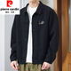 Pierre Cardin Jacket Men's Spring and Automn 2025 Nouvelle chemise Automne Men's Work's Veste de veste de début d'automne [Version de mise à niveau] K12806 Black 2xl [Recommandé 140-160jin [Jin est égal à 0,5 kg]]]