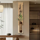 The paintings hanging on the entrance door are facing the medieval style of the new Chinese decorative paintings 2025 new Song Dynasty aesthetics BY6623+BY6624 35*210CM double layered three-dimensional frameless painting +LE