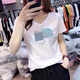 浮夏v领t恤女2025夏季新款纯棉短袖女宽松打底衫正肩上衣半袖体恤衫潮 V领KC693白 M