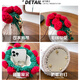 
Quan Biyan rose bouquet bag DIY hand-knitted yarn oblique bucket bag sends girlfriend to best friend birthday gift Rose DIY bag hand-knitted 丨 full set of materials