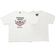 Lee Kids Japanese Retro English Letters Cartoon Imprimé à manches courtes à manches courtes en bambou T-shirt en vrac 3890 noir M