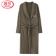 Pain de peignor à gaufre de Langsha Spring et automne pur coton pur moyen de nuit masculine 2025 Nouvel peignoir intégré absorbant LJ16822 m [poids 100-120jin [Jin est égal à 0,5 kg]]]
