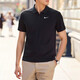 耐克（NIKE）黑色POLO衫冰丝短袖速干翻领T恤夏季 黑色FN3895-010  纯棉针织 S 100-120斤