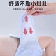 Ailuki Japanische Windelbabywaschablinge Urin Ring Windel Baby atmungsaktives Windel Meson Sommer Urin Blau + Grün [Klettverschluss] 4 Pack M-Code [12jin [Jin entspricht 0,5 kg] -18jin [Jin gleich 0,5 kg]]