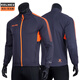 KELME Knitted Jacket Men's Casual Spring and Autumn Windproof Jacket Football Training Top Outfit Women Iron Gray/Fluorescent Orange S