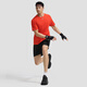 Descente Running Series Running Sports Fitness Men's Woven Shorts Bk-Tap Shoe XL (180 / 88A)