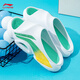 Li Ning Sports Slippers Automne 2025 Nouveau basket-ball hors terrain Place extérieure extérieure Sandales décontractées à semelles épaisses, Green émeraude fluorescent standard 43,5 (adapté à 43-43,5)