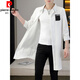 Pierre Cardin Vêtements de crème solaire de mi-longueur pour hommes pour les jeunes hommes à manches à manches à manches mi-manches sur le genou de la marque de vent respirant Brand tendance beau manteau polyvalent mince 902 noir m 110jin [Jin est égal à 0,5 kg]