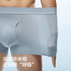 
Banana cold skin 501Cool men's underwear 7A antibacterial modal ice silk dry and breathable mesh boxer pants gift box 3 pieces light gray + platinum gray + black 3 strips XL