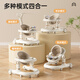 
semmook baby walker multi-function walker anti-roller baby stroller walker walker walker music toys milk tea flagship model push umbrella foot pad music plate