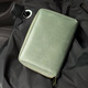 Feiyuejia passport holder, wallet, all-in-one, multi-functional card holder, document storage bag, ticket holder, portable large-capacity card holder, avocado green