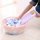 MPPMCK washboard Nordic plastic household laundry student dormitory laundry basin laundry anti-slip large medium and small size blue medium size 1098