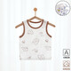 
ZIPJBX newborn belly-protecting sleeveless top baby vest summer cotton boy and girl baby half back thin inside wear base 6624 Guaiguailong (Cotton Class A) 73 CM (6-9 months)