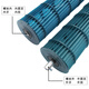 YouChuang convient au climatiseur de Gree Midea, à la lame à air de flux unité intérieure, 2p / 3p climatiseur, machine suspendue, conduit d'air en plastique, jaune vif (haute qualité) adapté à Gree 107 * 695 mm (à l'intérieur