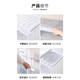 Boîte de rangement du tiroir Plastique Plastique Armoire transparente Sous-vêtements Boîte de finition épaissie Armoire de rangement de vêtements de grande capacité 45-3523 Profondeur 45 * Largeur 35 * Hauteur 23cm White Pack White Drawer Pure Faute-sortie épaissis