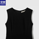 Romon Elegant Classic Black Hepburn Robe élégante Robe élégante Sans manches noires robe naia acétate Robe Femme Black L Recommandé 108-116