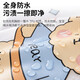宝宝吃饭围兜夏季儿童薄款罩衣防水男女小孩穿衣无袖婴儿防脏围裙 蓝色太空龙 110码（适合2-4岁）