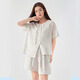 
Youkeshu pajamas Lacele Tensi Ladies Chinese style home new style suit pajamas women's style slim and can go out for summer Lotus gray L