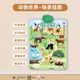 Linguo Deutsche Qualität Baby Audio Early Education Post Diagramm Kognitive Aufklärung Kind und Kind Lesespezifikation Sprachbuch Spielzeug Lernwand Charakter Beruf [Chinesische und englische zweisprachige Logik -Enzyklopädiewissen]