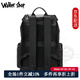 Walker Shop light luxury men's bag backpack men's casual backpack large capacity travel bag business trip computer bag college school bag black