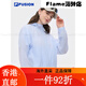 斐乐（FILA）FUSION潮牌梭织外套男子女子2025夏新款时尚休闲 莲花粉- 银墨灰-CC L 均码