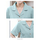 Langsha (langsha) mother cardigan pajamas for women in summer pure cotton short-sleeved cropped pants large size thin style middle-aged and elderly mothers home clothing set 9898# 4XL [Suggested 180-200Jin [Jin equals 0.5 kg]]