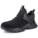 Zapatos de protección de mano de obra de gran tamaño Yu Meng Xindi en verano Ligeros, transpirable, a prueba de olor, especial de acero para hombres anti-shinging y anti-Punteura 48 Zapatos de trabajo 49 Sitio de construcción 833-1 Negro anti-sheshing y anti-Punteo Ligero y transpirable 46