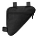 TEAEGG bicycle bag, front beam bag, triangle bag, road bike, mountain bike riding bag, hanging bag, beam bag, equipment accessories, beam triangle bag [black]