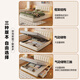 Pashaman fabric bed cream style high-end master bedroom double bed light luxury bedroom soft bag 1.8m large bed 5024CF [beech whole rack rib skeleton] Single bed 1500mm*2000mm pneumatic storage
