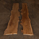 Village de Shantoulin Old Elm Wood Board Wood Wood Biber une forme de cloison en forme de la rivière Natural River Board Bood Material Special Shape Log Color 6623 + 6624