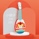 Sijie Brand Guitar Guitar's Toys Baby Baby Ukulele Sound Mini Violin Instrumento Ukulele-Little Lion (Panel rojo)
