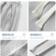 
Summer ice silk elastic mesh fashion brand printed cropped pants men's Hong Kong style loose casual sports shorts 15246 light gray 3XL 165-180Jin [Jin equals 0.5 kg]