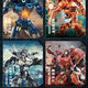 
Lego compatible genuine authorized Pacific Rim building block model Dangerous Wanderer Mecha Assembly toy Boy Gift Eureka Raider 10312 (698pcs)