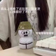 Early education Xiaobaga voice toy new creative trendy toy toy toy key pendant desktop ornaments mouth replacement Baga [1 package]