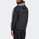 阿迪达斯 （adidas）外套男装 25夏季新款运动服跑步健身训练透气休闲连帽夹克上衣 梭织外套/黑色/紧口袖口 晒图返1 S