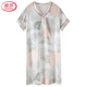 Langsha (Langsha) Mulberry Silk Nightgown Summer Summer Pajamas Dress Summer Silk Sille Satin Satin Sexy Home Ropa White Oak 9923 M 160M