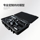 CLCEY五金塑料家用工具箱3527中号手提式多功能维修工具盒车载收纳盒 3527黑色空箱