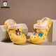 Babudou Children's Crocs 2025 Summer New Style Sandals for Boys and Girls, Comfortable Soft Sole Non-Slip Children's Sandals HBL8016/Yellow 17 cm inner length/Suitable for 5 years old
