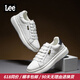 Lee men's shoes casual shoes design enhancement small white shoes for boys fashionable classic board shoes comfortable and versatile white shoes for men black 40 [Large/Please take a small size]