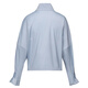 Descente Womensstudio Serie Stand Collar Textur gewebte Top Jacke Frauenstil LB-Light Blue L.