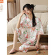 Modal pajamas for women in summer 2025 new Chinese style short-sleeved suit cropped pants for casual thin style Y9902 M