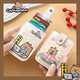 Cartoon pull-out multi-card ID card set card bag large capacity ID card cute card set anti-magnetization card holder credit 5 pieces