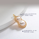 Dan Pei luxury high-end new Chinese style S925 silver freshwater pearl gourd double bead pendant temperament pearl pendant women's earrings freshwater pearl pendant silver 7-10mm x 40cm