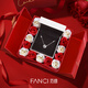 Fanci (Fanci) Three-second heartbeat necklace for women's clavicle chain for girls' birthday gifts for senior feeling anniversary adults send girlfriends to girlfriends True love rose gift box [lightning delivery]