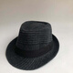 Qingyou Xu Wenqiang's same style hat, men's top hat Shanghai Tang Xu Wenqiang's same style British woolen jazz hat for middle-aged and elderly people, solid color woolen-black, adult version 58cm