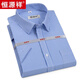 Hengyuanxiang Shirt à manches à manches courtes 25 Été Nouvelle commerciale mince d'âge moyen d'âge moyen Plaid Plaid Free-Fird Casual Cotton Cotton Coton Coton Short à manches courtes Purple Dx6624 Modèle 40 suggéré 135-145jin [Jin est égal à 0,5 kg]]]
