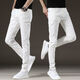 TTPMER Jeans de tres a prueba para hombres tendencia impermeable a impermeables elásticos delgados pies delgados versátiles de pantalones largos casuales negros y grises 1048 yn [alta elasticidad] 28 tamaños-recomendado (peso 95-105Jin [Jin iguala 0.5 kg])