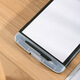 Praise outdoor waterproof file box plastic desktop organization multi-function copying board clip storage file box Fresh blue (11932)