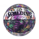 斯伯丁（SPALDING）篮球自然风格涂鸦室内外比赛黑金灵境礼物7号篮球 五角星 76-867Y 银蓝【随机赠品 七号篮球(标准球)